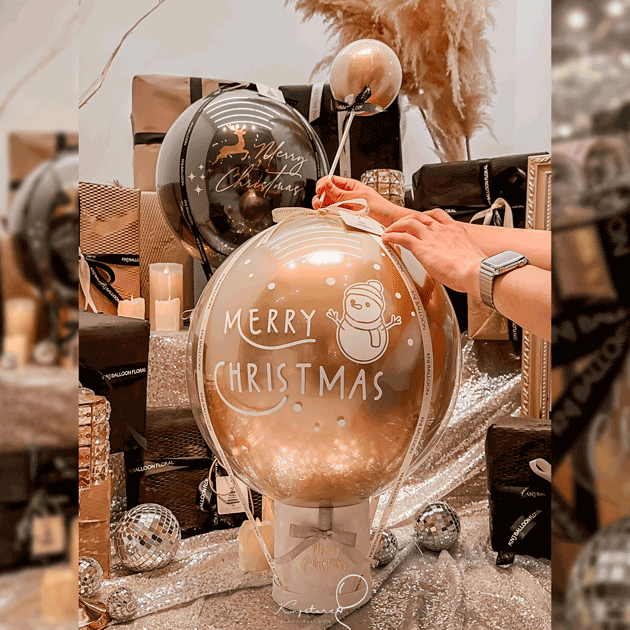 【爆破系列】聖誕鈔票爆破波波球