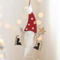 【聖誕新品】木片鬍子小精靈聖誕掛飾_3