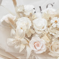 巨美系列/仙女白永生玫瑰花束 _4