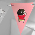 蠟筆小新三角掛旗_2