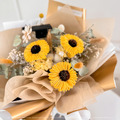 2025綻放太陽乾燥花束－耀眼黃_3