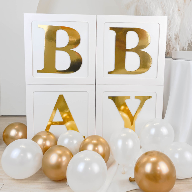 鑲金純白BABY寶盒