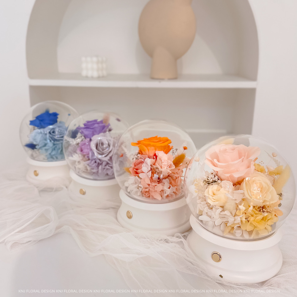 星語光球 · 藍牙永生玫瑰燈盅