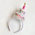 生日蛋糕造型髮箍