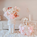 柔杏香粉膚韓式-七朵氣球花束款_1