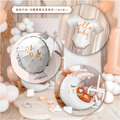 【門市自取限定】淺奶茶寶寶週歲氣球組－派對背板款_4