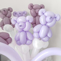 薰衣色．芭蕾緞帶氣球花組合_1