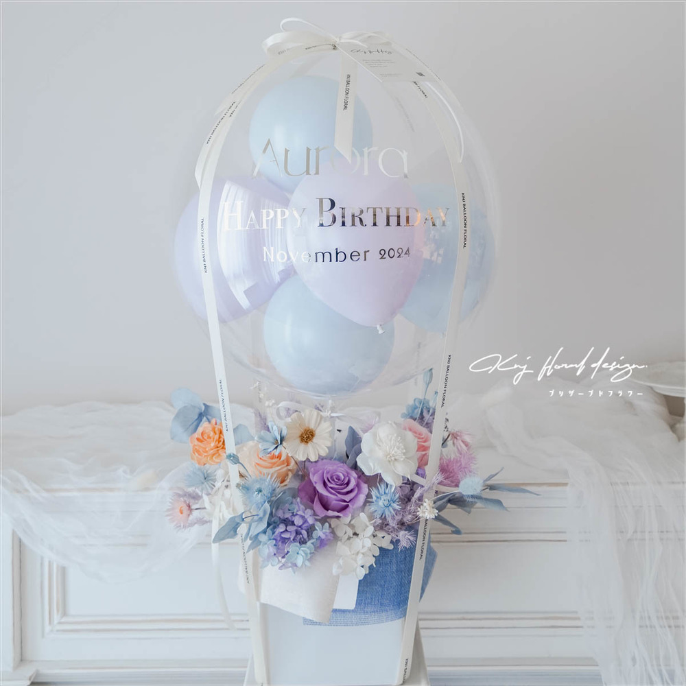 莫內花園永生玫瑰熱氣球花禮