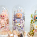 坐坐系列LABUBU永生花玻璃燈盅_4