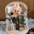 LABUBU聖誕坐坐玻璃花盅/L號_6