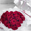 【門市自取限定】20朵愛心永生玫瑰花束_8