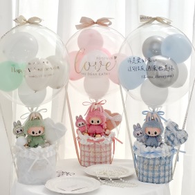 【限量新品】情人LABUBU熱氣球・多色可選