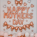 【店長推薦】溫柔玫瑰金母親節派對氣球套餐