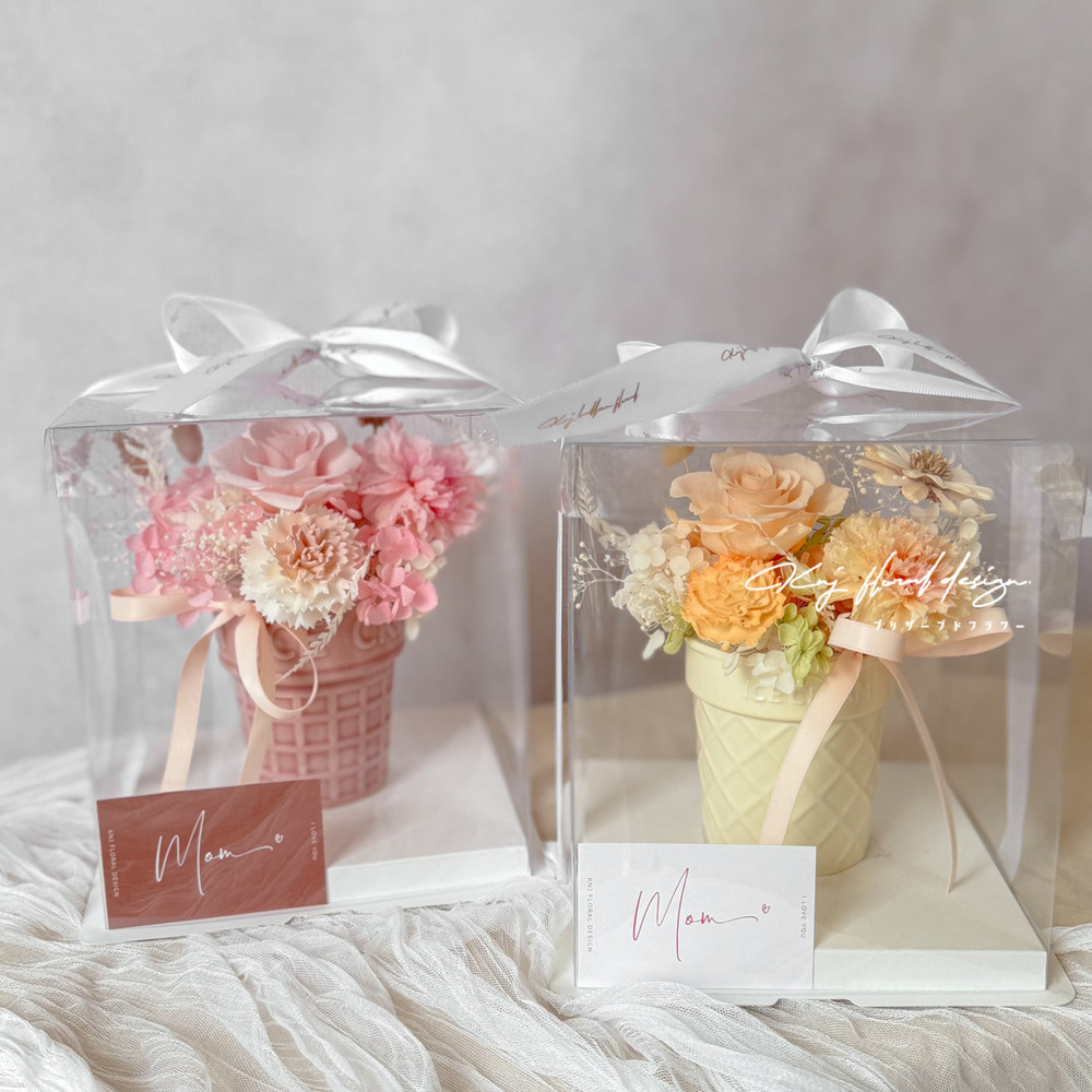 MOTHER'S DAY 奶霜系列冰淇淋花禮禮盒