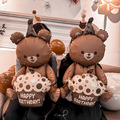 【店長推薦】咖啡熊熊生日氣球套餐_3