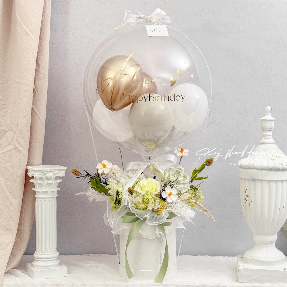 橄欖詩集・熱氣球永生花禮