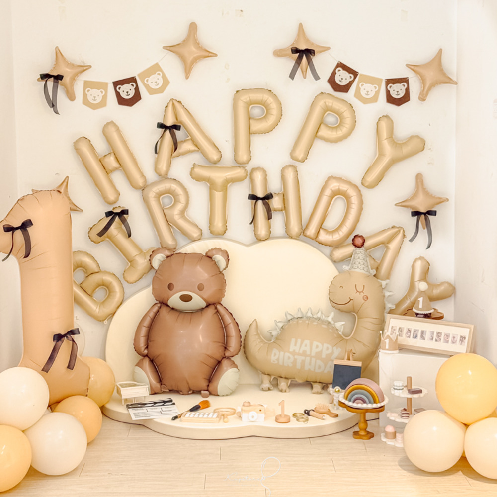 【原創新品】奶茶蝴蝶結寶寶週歲套餐