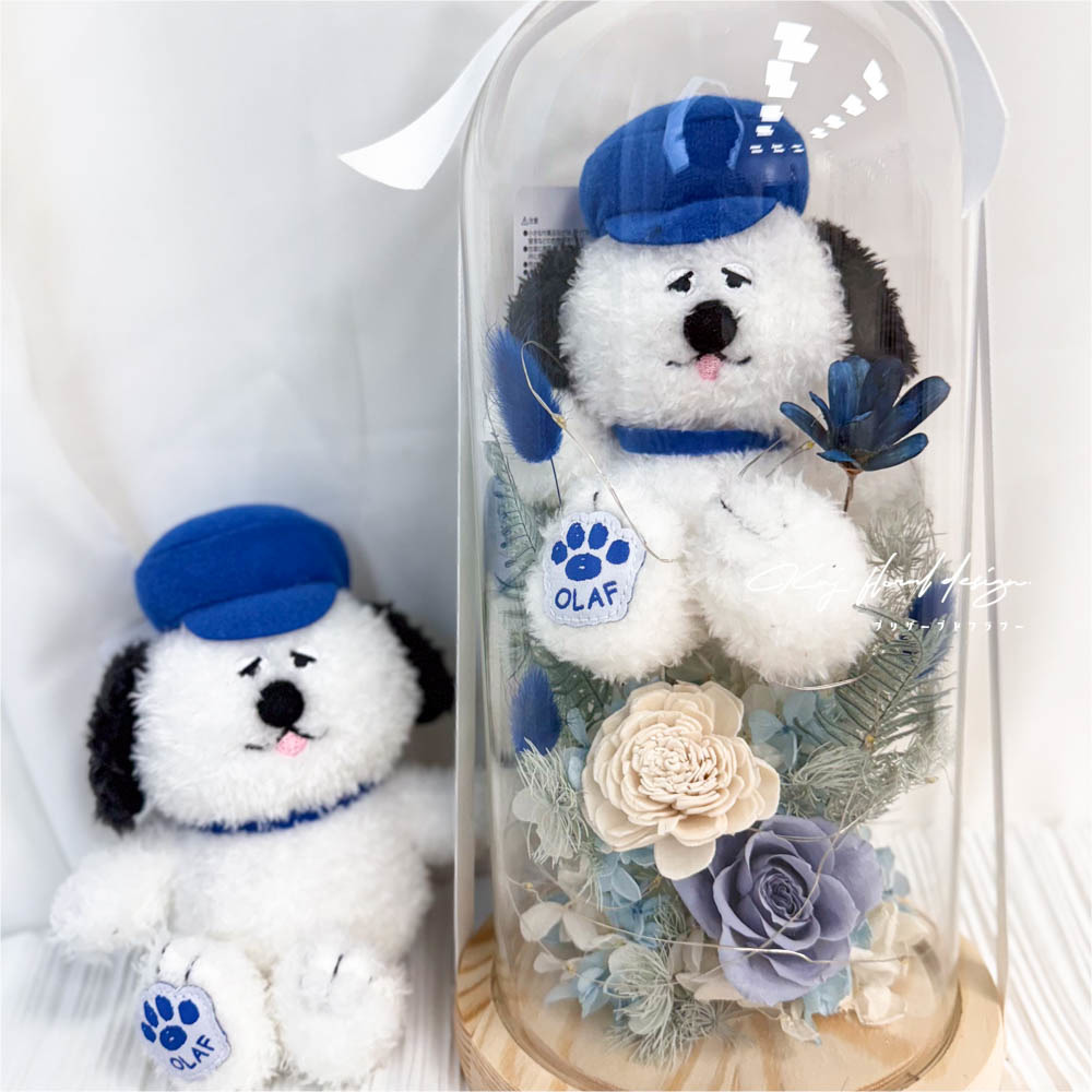 OLAF 歐拉夫 永生花玻璃燈盅