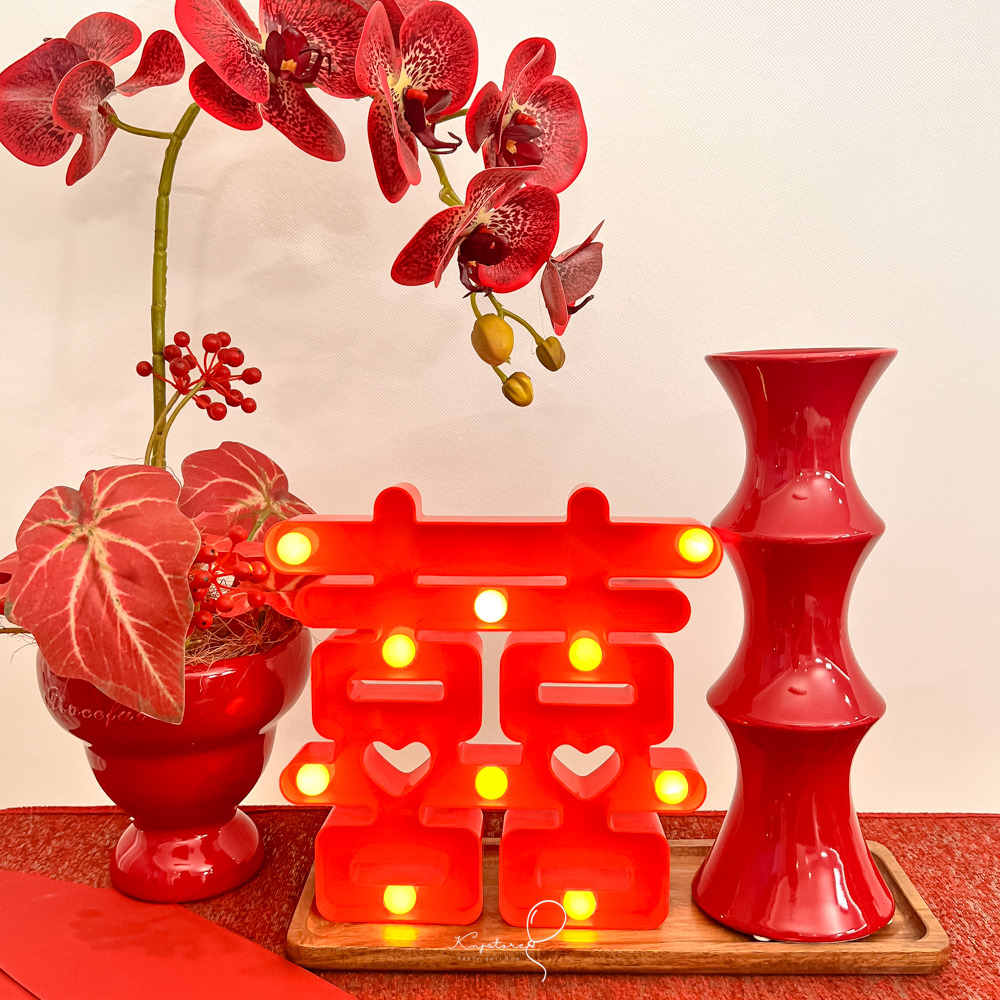 【婚房單品】可愛囍字燈泡燈飾