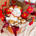 【開幕/祝賀】五福氣球 招財貓花籃賀禮_4
