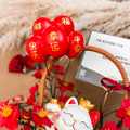 【開幕/祝賀】五福氣球 招財貓花籃賀禮_1