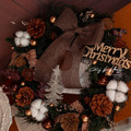 摩卡永生聖誕花圈・附禮盒_4