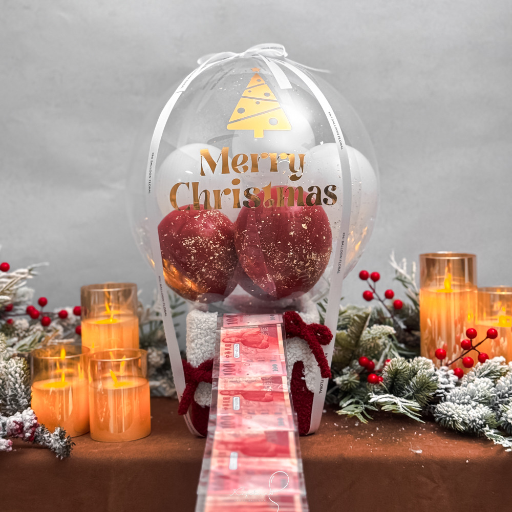 【聖誕禮物．手抽系列】鈔票手抽熱氣球＃赤莓