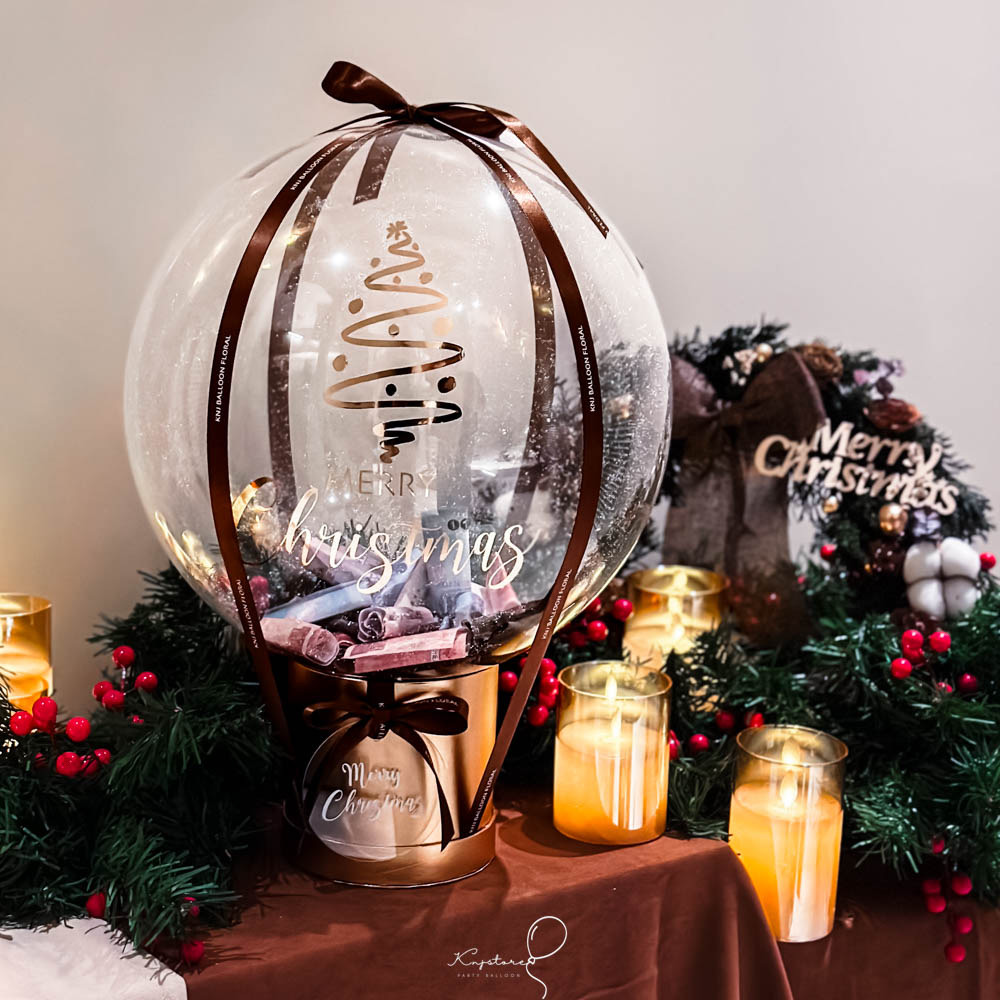 【聖誕禮物．爆破系列】聖誕鈔票爆破波波球＃松果