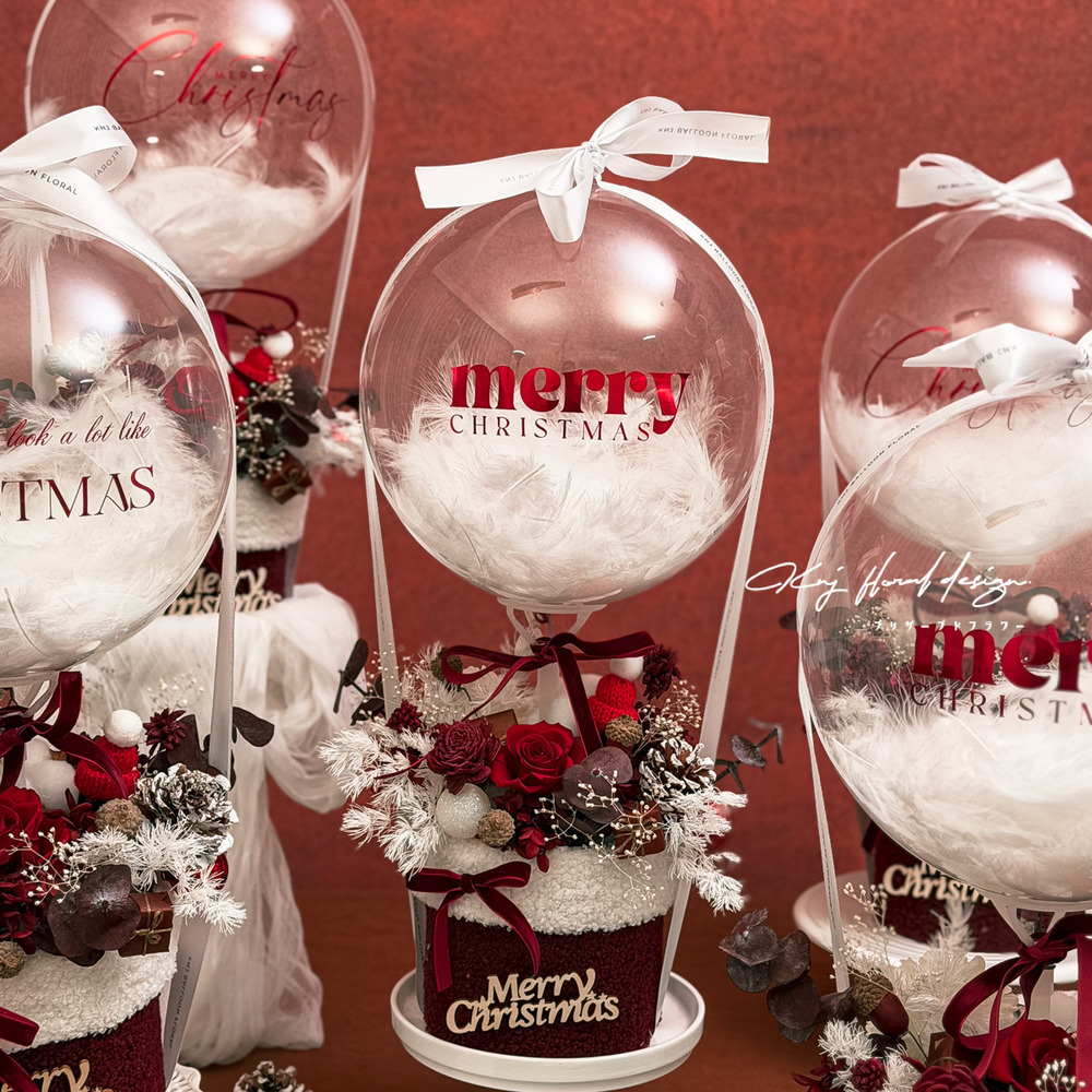 [聖誕/祝賀] 聖誕永生熱氣球・絲絨紅