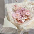 柔粉絨絨永生玫瑰花束_6