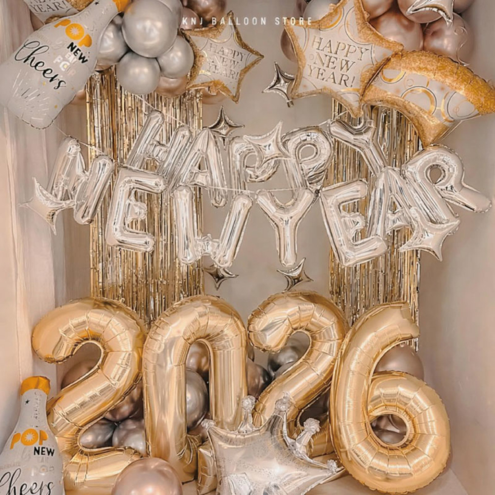 【新年限定】美式鉑金新年氣球套餐