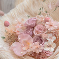 柔粉絨絨永生玫瑰花束_7