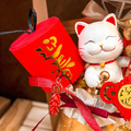 【新年招財】新春招財貓熱氣球禮-喜氣紅_4