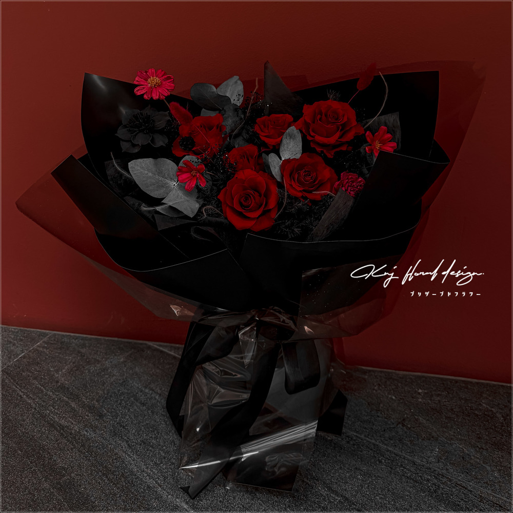 永恆餘燼．六朵永生玫瑰花束&nbsp;