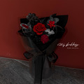 永恆餘燼．單朵永生玫瑰花束&nbsp;