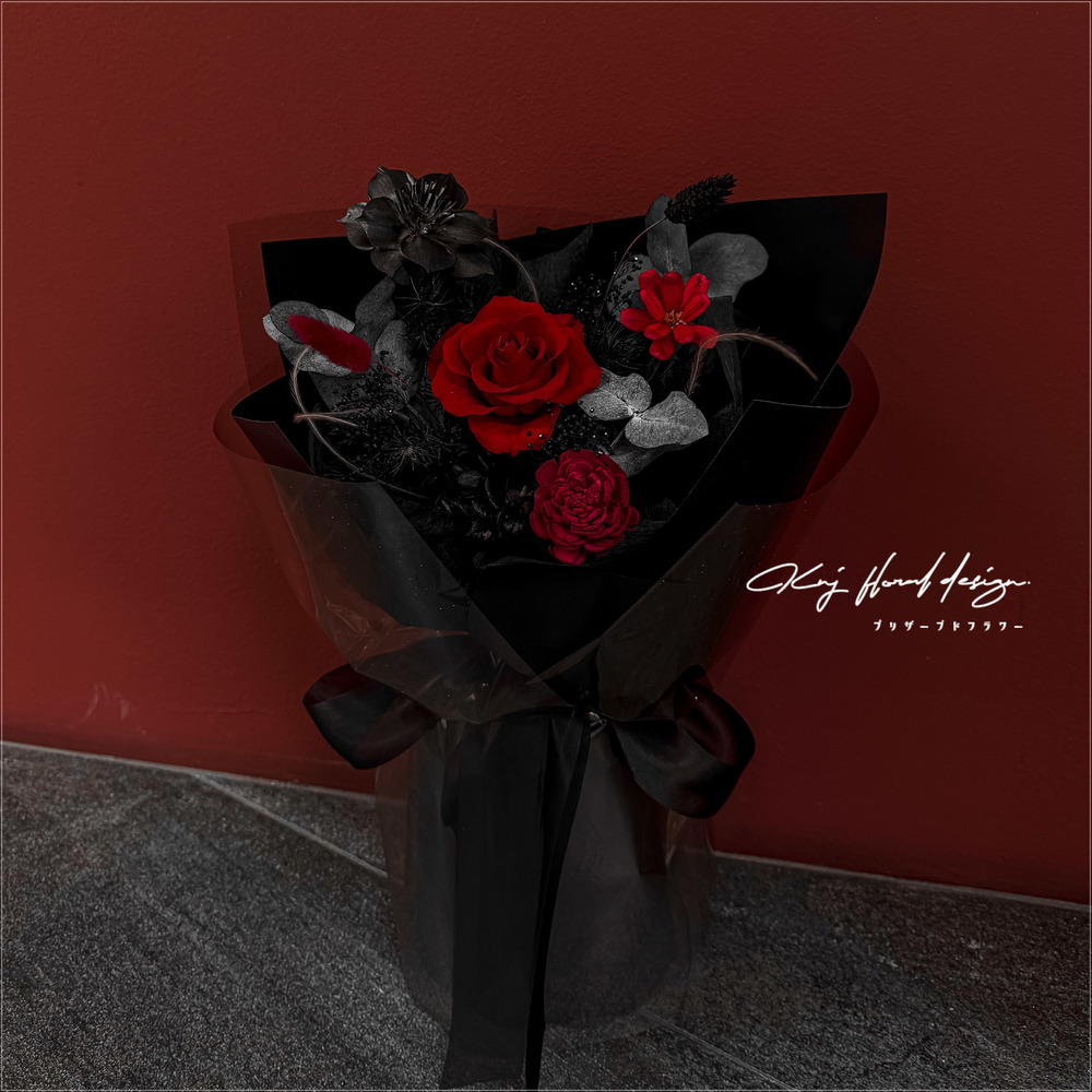 永恆餘燼．單朵永生玫瑰花束&nbsp;