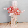 【母親節限定】暖茶霧粉系列．櫻花氣球花禮盒_1