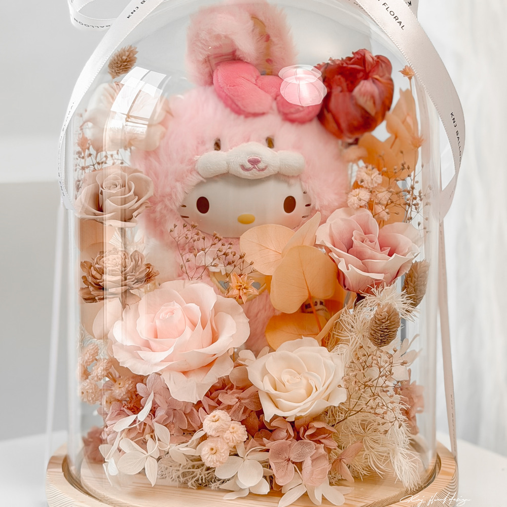 經典KITTY玻璃花盅/L號