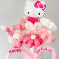 【氣球花限定】蛋糕KITTY氣球花束_3