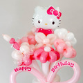【氣球花限定】蛋糕KITTY氣球花束_5