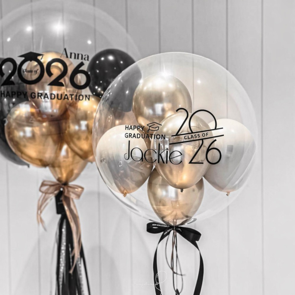 【畢業季限定】18吋畢業空飄波波球經典款