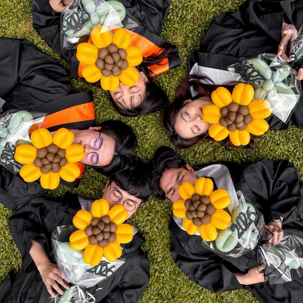 【畢業季限定】向日葵畢業氣球花束