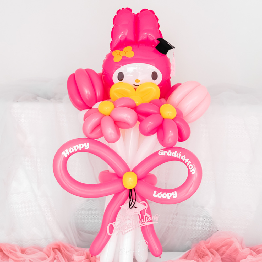 【畢業季限定】美樂蒂畢業氣球花束