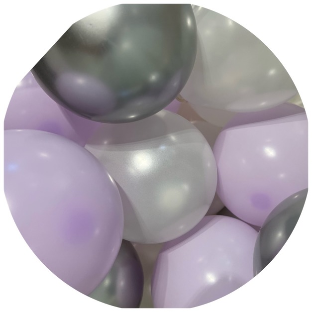 珠光白＋淺紫＋金屬銀