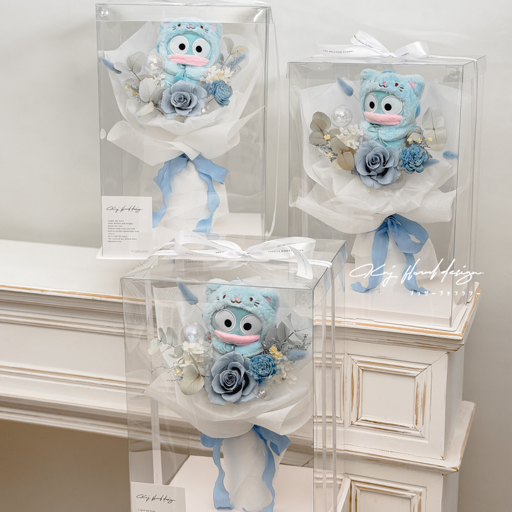 人魚漢頓永生花束禮盒