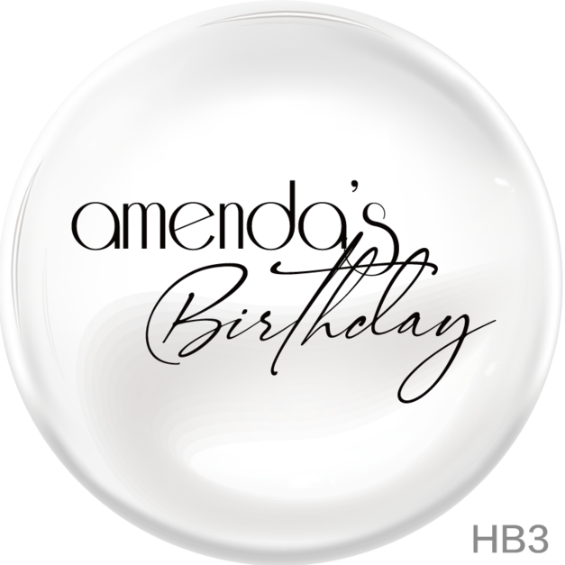 HB3 [可客製 姓名]