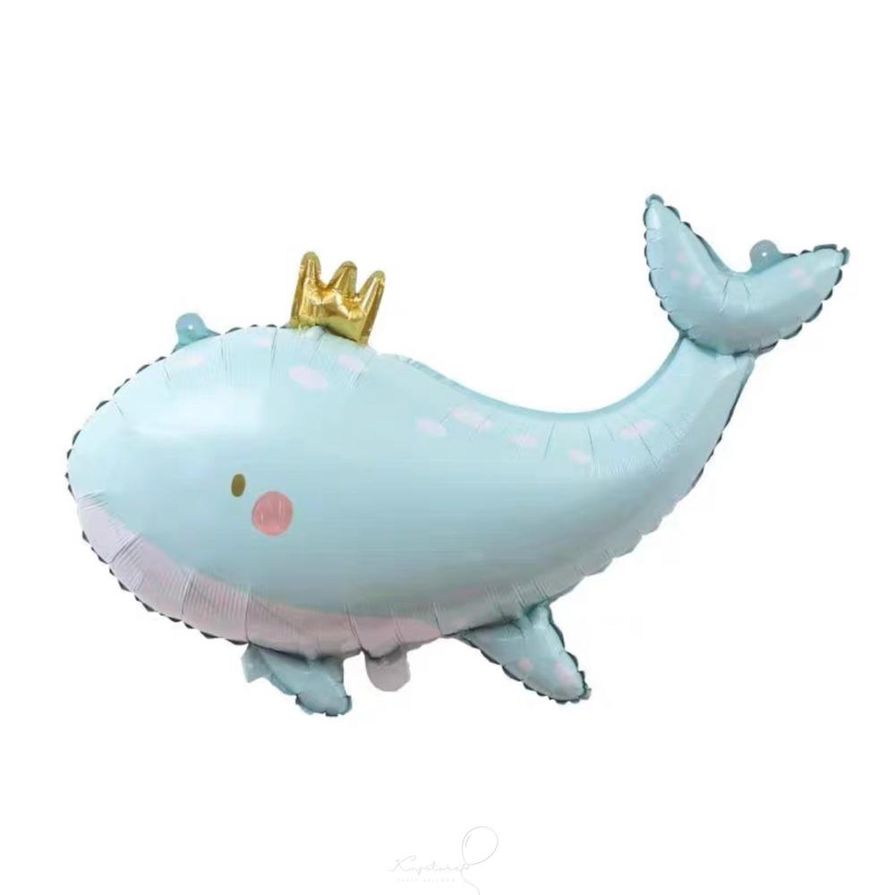 皇冠小鯨魚氣球