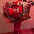 新年開運抽紅包永生花束