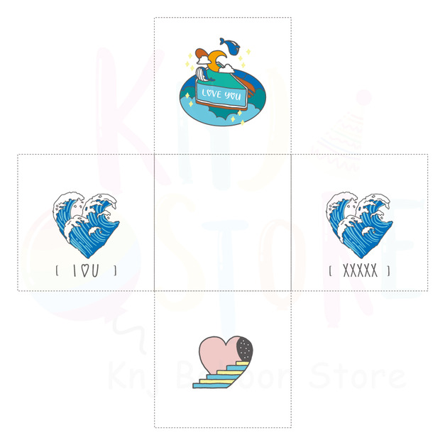 [內箱] 情人款海洋之心 +NT680