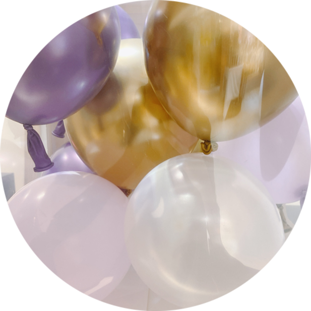 金屬紫＋金屬金＋淺紫色＋珠光白